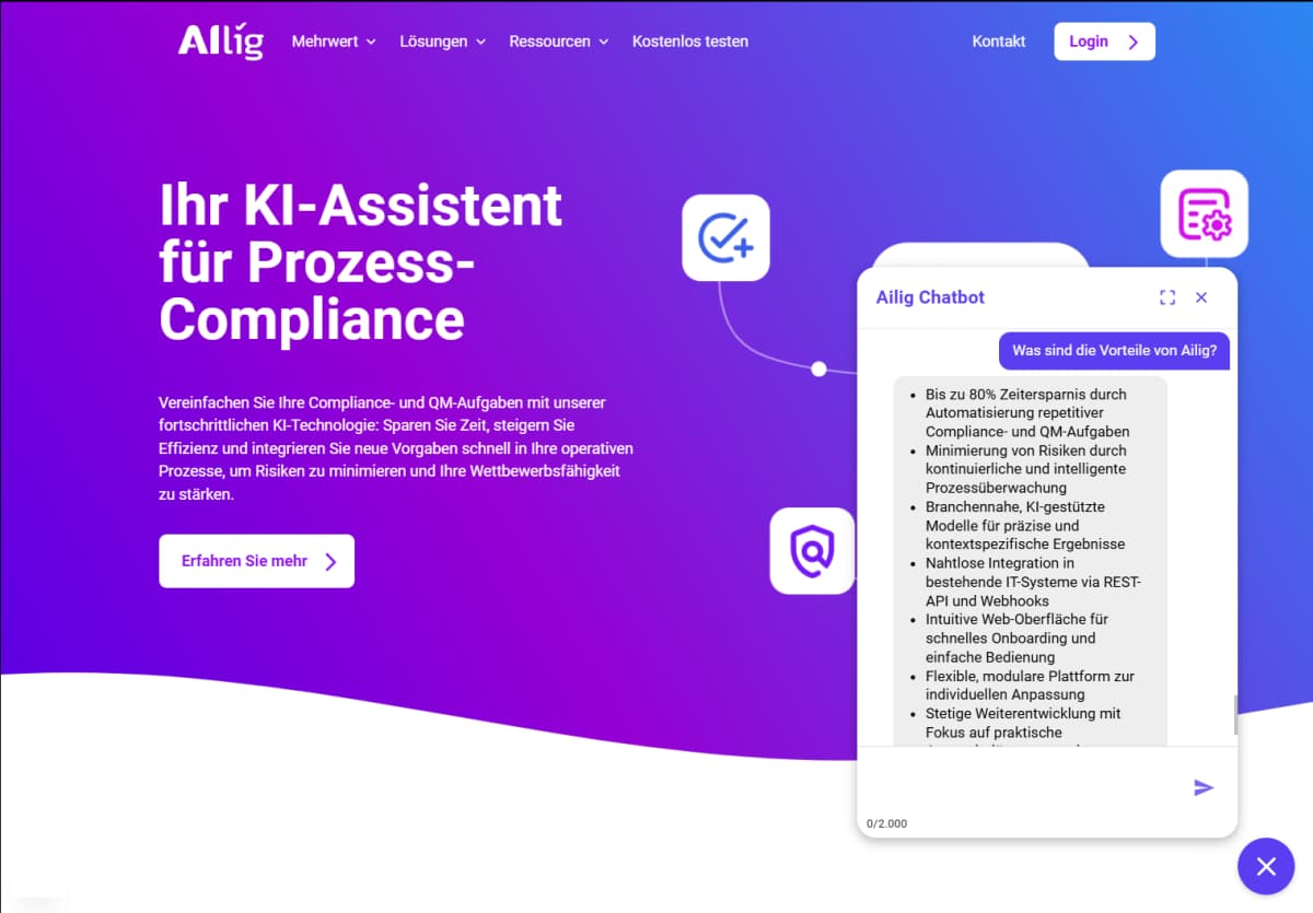 Schritt 3: Chatbot für Kunden starten
