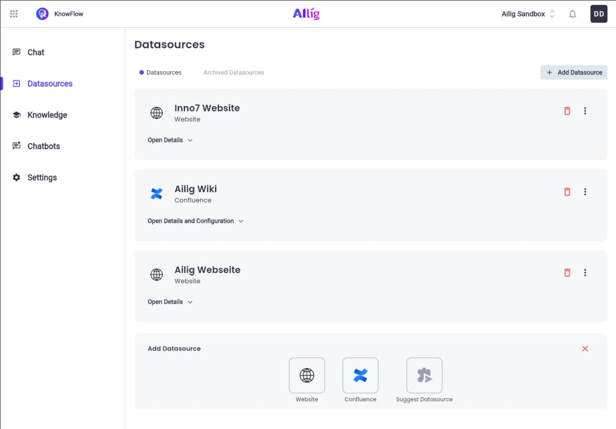 Schritt 1: Unternehmenswissen verbinden
